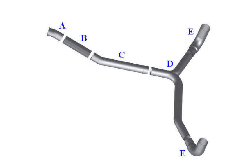 Western Star Constellation exhaust layout